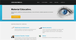 Desktop Screenshot of cursosmultimedia.es