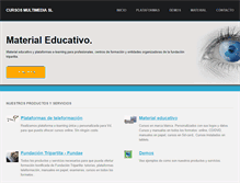 Tablet Screenshot of cursosmultimedia.es